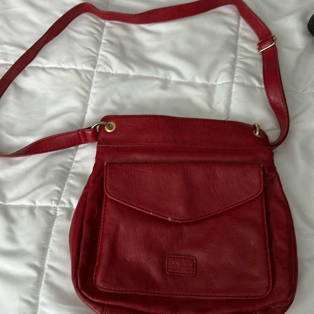 Co lab red purse.
